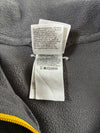 The North Face Embroidered Logo Quarter-Zip Fleece Pullover – Charcoal/Yellow (S)