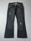 True Religion Dark Wash Flare Jeans (W:28) (L:36)