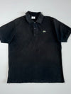Lacoste Classic Black Pique Polo Shirt (2XL/3XL)