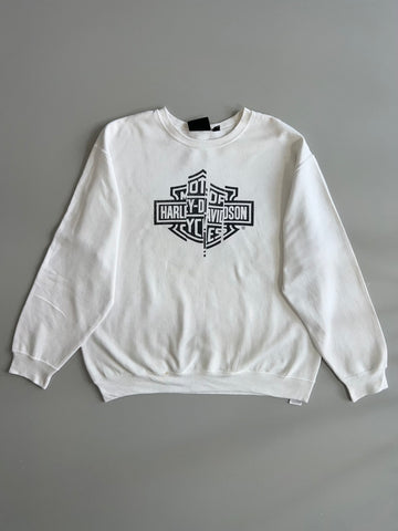 Harley-Davidson Genuine Motorclothes Crewneck Sweatshirt White (2XL)