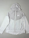 Vintage Nike White Grey Hooded Windrunner Jacket (M)