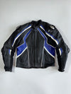 Vintage Frank Thomas Titanium Pro Genuine Leather CE Guard Protected Moto Racing Jacket (M/L)