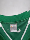 Nike Green & White Sleeveless Basketball Jersey #18 (XL)