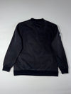 Kappa Italia Track Top – Black Quilted Panel Pullover (M)