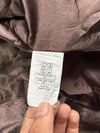 Vintage Brown Leather Blazer Jacket Women’s (S)