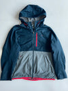 Nike Fleece-Lined Hooded Jacket Navy/Grey-logo fade (XL)