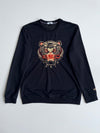 Kenzo Paris Tiger Embroidered Sweatshirt  Black (L)