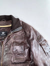 Vintage Dimitri’s Premium Utility Leather Jacket With removable Liner (XL)