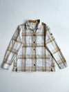 Fjällräven Plaid Flannel Overshirt – Cream/Beige (S)