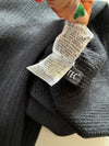 The North Face Black Textured Quarter-Zip Performance Fleece Pullover – (S)