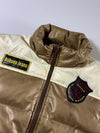 Bobson Jeans Gold Tan Hooded Puffer Jacket  (L/XL) (Detachable Cap)