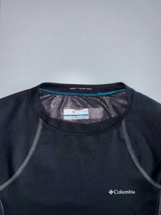 Columbia Omni-Heat Thermal Reflective Long Sleeve Base Layer Top Black (S/M)