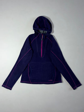 Vintage Rab Navy Blue Half-Zip Fleece Hoodie Women’s (S)