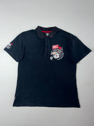 Jizo Bosatsu “The Master” Limited Edition Graphic Polo – Black (M)