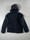 Superdry | Black Grey Fleece Lined Windcheater Jacket | (M)