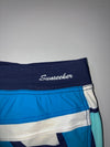 Sunseeker Australia Blue Geometric Board Shorts (W:33) (L:21)