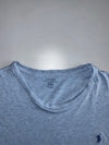 Polo Ralph Lauren Heather Grey Crewneck Tee Navy Pony | Custom Fit, (L)