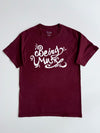 Champion “Being Music” Graphic Tee - Maroon (S/M)