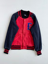 ENOB 20XX Red & Navy Varsity Jacket with Chenille ‘E’ Patch(Xs/S)