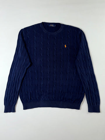 Polo Ralph Lauren Cable Knit Crewneck Sweater (XL)