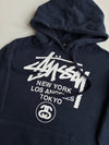 Stussy Navy World Tour Hoodie – (S)
