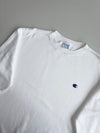 Champion White Embroidered Logo Crewneck Sweatshirt – (XL)