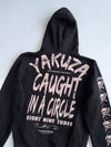 Yakuza893 | Black Caught In A Circle Graphic Hoodie | (S/M)