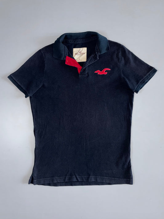 Hollister California Polo (Navy with Red Trim) (L)