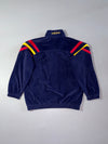 Vintage Adidas Spain National Football Team Velour Track Jacket (M)