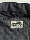 Vanucci Black Textile Motorcycle Riding Jacket – Quilted Liner (XL)
