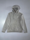 Nike Club Fleece Hoodie – Heather Grey, Swoosh Logo  (XL)
