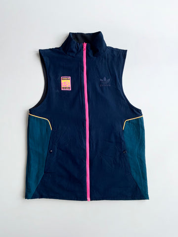 Adidas Originals Adventure Reversible Fleece Vest – Charcoal x Navy (S)