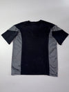 Adidas Originals Black & Grey Mesh Panel Trefoil Tee (XL)