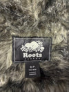 Roots Canada “73” Faux Fur-Lined Full-Zip Hoodie – Ice Blue (Fur inside) (S)