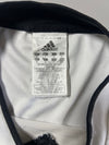Adidas Long Sleeve V-Neck Football Jersey — White & Black | Climacool (XL)