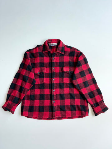 Vintage 90s Warner Bros Studio Store Buffalo Plaid Flannel Shirt – (M)