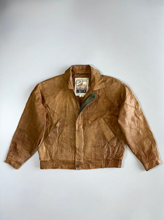 New Zealand Outback Premium Original Pure Leather Jacket (L/XL)