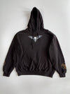 Spiral Direct Gothic Skull Bat Wing Heavy Metal Graphic Hoodie (2XL/3XL)