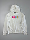 Nike “Just Do It” Colour Block Logo Pullover Hoodie – White(XL)