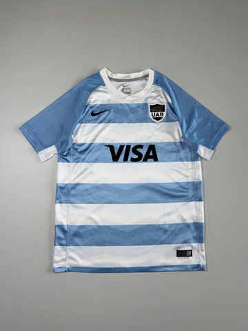 Nike UAR Los Pumas Argentina Rugby Union Home Jersey (S)