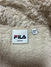 Fila Sherpa Teddy Fleece Zip-Up Jacket – Cream (M)