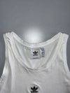Adidas Originals White Tank Top with Taping (M)