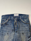 Y2K Newboy London Studded Distressed Jeans  (W:32) (L:42)