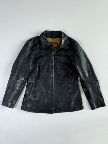 Redskins XXL Black Leather Heritage Jacket Women’s (L)