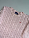 Vintage Polo Jeans Co. Ralph Lauren Cable Knit Sweater – Baby Pink women’s (XS)