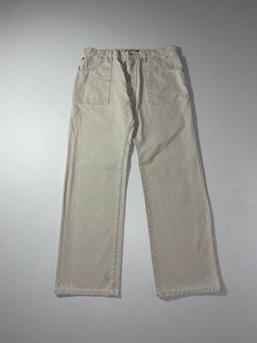 Quiksilver Beige Straight Pants (W:37) (L:44.5)
