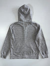 Roots Canada Beaver Logo Zip-Up Hoodie Salt & Pepper Grey (L)