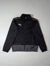 Vintage Puma Black Grey Zip-Up Windbreaker Jacket (S)