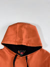Nike Team Pullover Hoodie with Contrast Hood Lining – Orange/Black – (S)