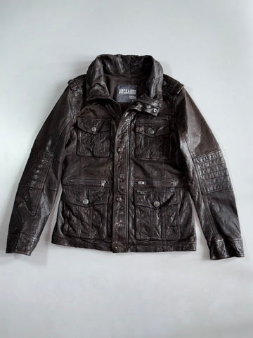 Vintage Backardo’s Premium Utility Leather Jacket (M)